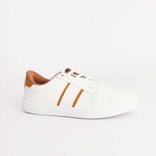 Tênis Elen - BRANCO/CAMEL