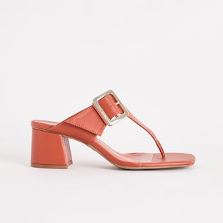 Tamanco Fivela - TERRACOTA