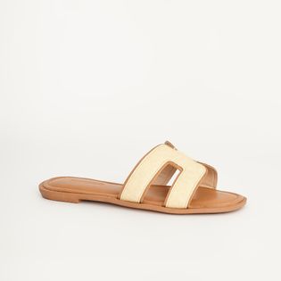 Rasteira Julia - CAPUCCINO/NATURAL