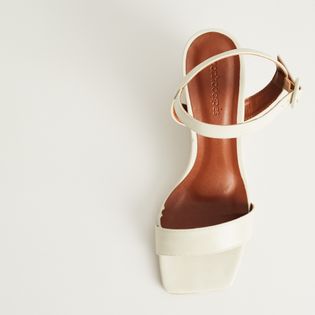 Anabela Fivela Forrada - COTTON