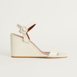 Anabela Fivela Forrada - COTTON