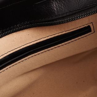 Bolsa couro design - PRETA