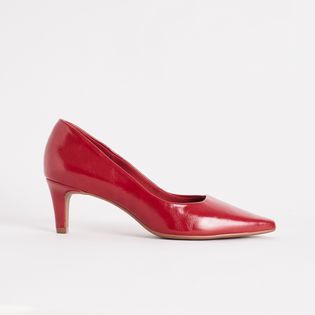 Scarpin Bico Quadrado - VERMELHO
