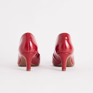 Scarpin Bico Quadrado - VERMELHO