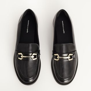 Mocassim Bridão Casual - PRETA