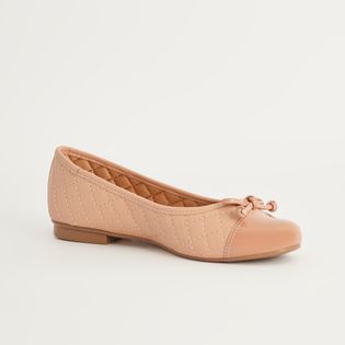 Sapatilha Matelassê Bico Verniz - ROSADO