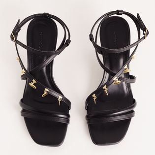 Sandália Média Medalhas - PRETA