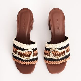 Tamanco Crochê - MULTICOLOR TERROSO