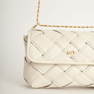 Bolsa Couro Tiras Tressê - COTTON