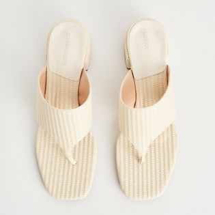 Tamanco Textura Ráfia - COTTON