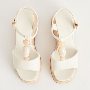 Plataforma Pedras Salto Ráfia - COTTON