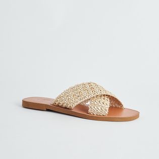 Rasteira Mary - CHAMPAGNE