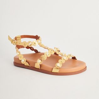 Papete Metalizada Tachas - DOURADO