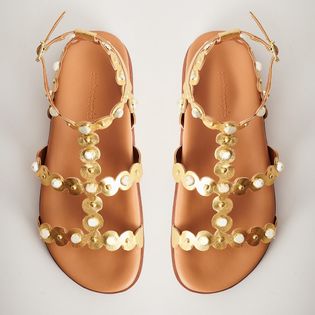 Papete Metalizada Tachas - DOURADO