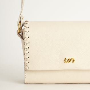 Bolsa Couro P Detalhe Tampa - COTTON