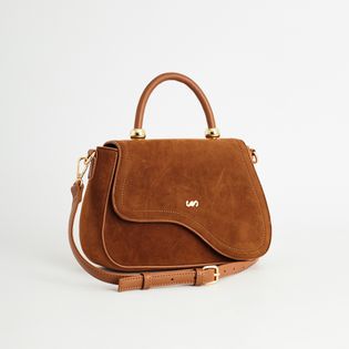 Bolsa M Camurca - CAPUCCINO