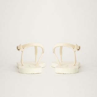 Chinelo Tiras Slim Pedraria - COTTON/CRISTAL